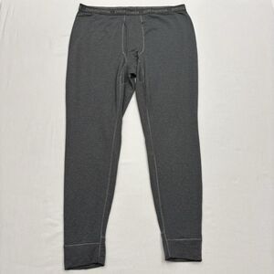 Patagonia Capilene Baselayer Thermal Weight Bottoms Mens XXL Grey Polartec